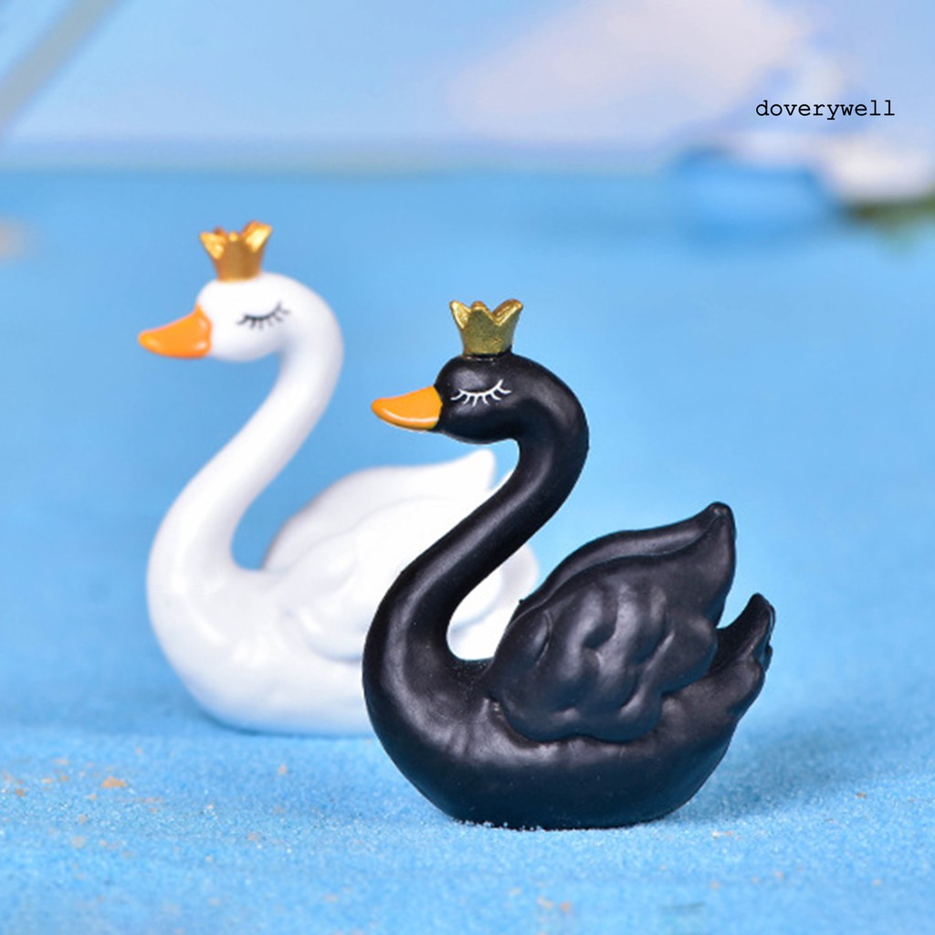 Mô hình thiên nga mini trang trí tiểu cảnh