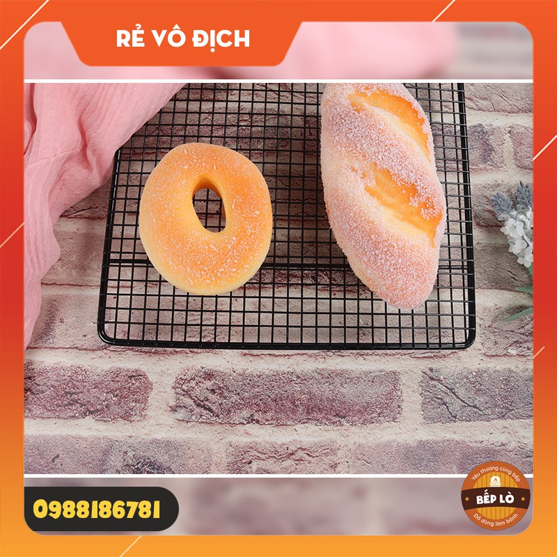 Rack / Giá để bánh làm nguội bánh 1 lớp bằng thép không gỉ với lớp chống dính TIỆN LỢI, GIÁ TỐT