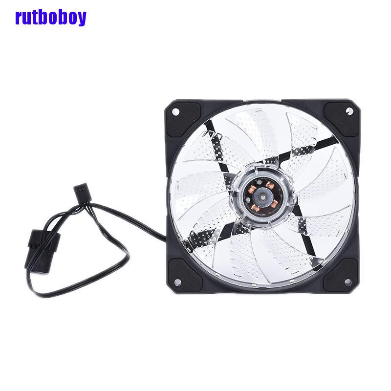 Quạt Tản Nhiệt Không Chổi Than 15led Rgb 12cm Dc 12v Cho Pc / Vỏ Máy Tính