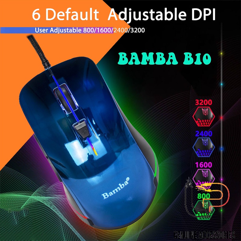 Chuột quang Led Bamba B10 - Mouse LED Bamba B10