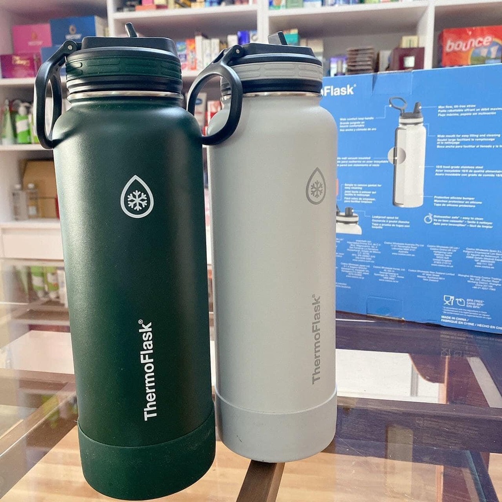 Bình giữ nhiệt ThermoFlask 1200ml (40oz) Mẫu Mới - Giữ đá 24h