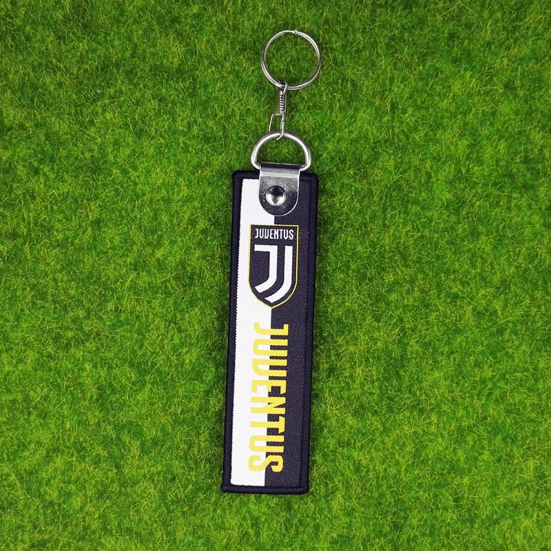 Móc Khóa Vải Bện Hình Logo Câu Lạc Bộ Bóng Đá Real Madrid/ Liverpool