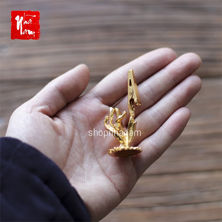 Đế cắm nhang vòng, đặt hương cây hình tay phật thắp hương để lư trầm phụ kiện thác khói