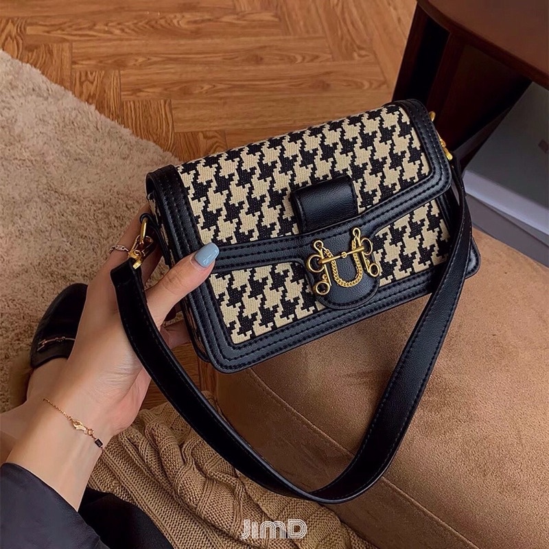 Túi xách nữ đeo vai đeo chéo hoạ tiết nanh sói - MK001