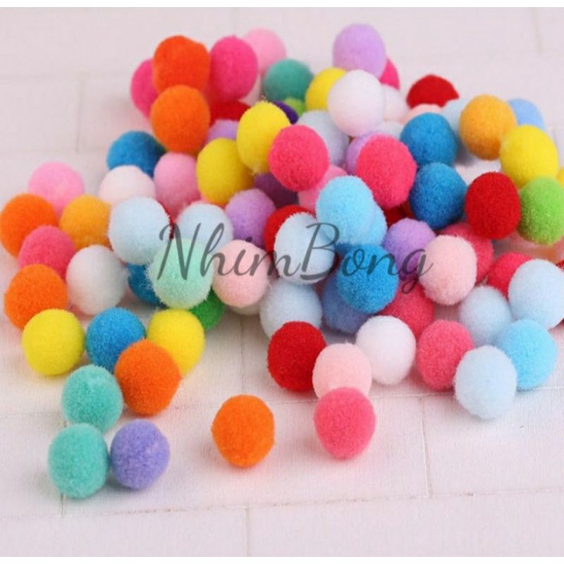 Bi len 0,8cm/ túi 100 viên (mix nhiều màu)