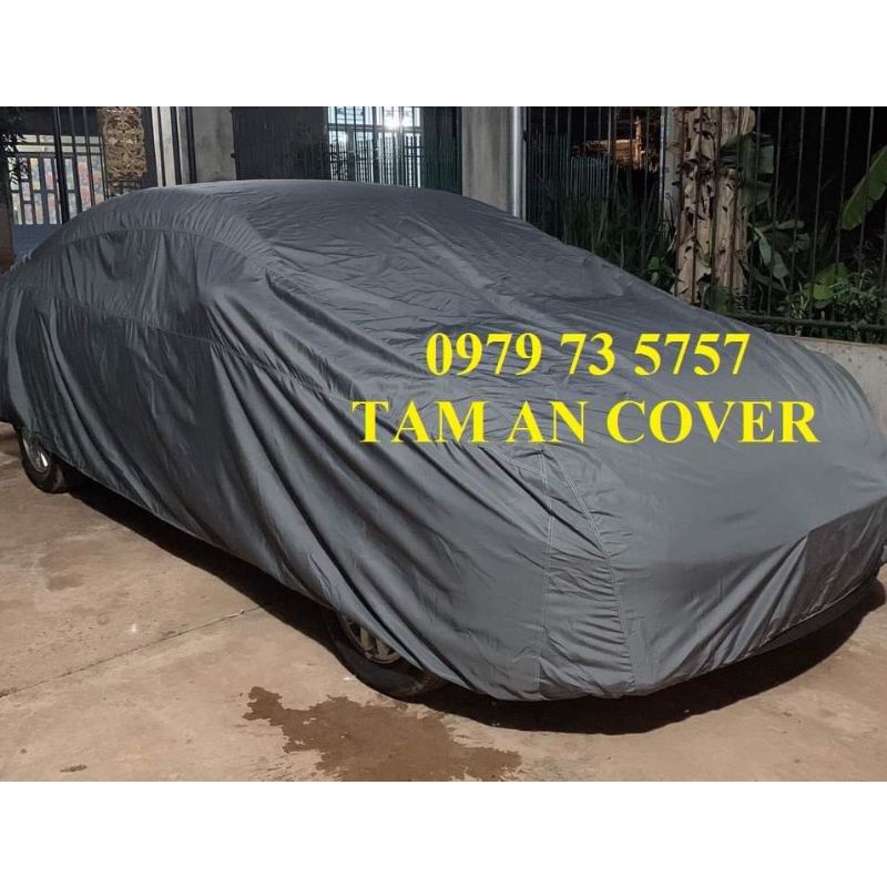 Bạt phủ ô tô Camry cao cấp vải dù cán da cao cấp che nắng, chống mưa, chống gió và chống bụi bẩn, áo trùm xe cao cấp