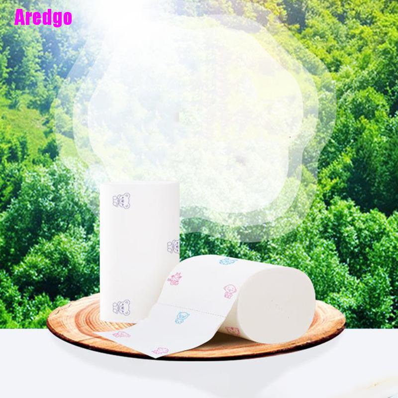 1 Cuộn Giấy Vệ Sinh Màu Trắng Mềm Mại 5 Lớp