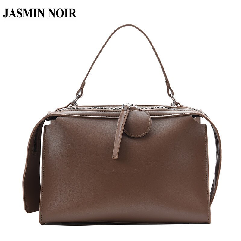 Túi xách JASMIN NOIR da PU đeo vai kiểu dáng thời trang giản dị cho nữ