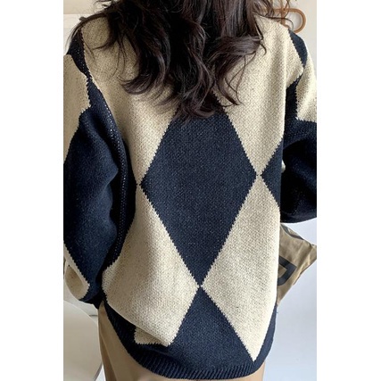 SUXI MỚI Áo sweater tay dài dáng rộng phong cách hàn quốc cho nữ