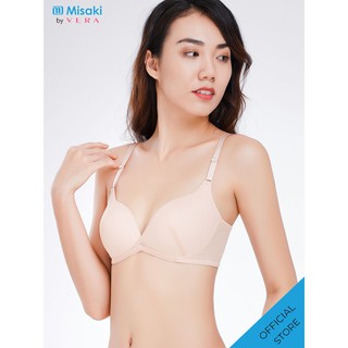Áo ngực Misaki mút dày phối ren chìm - 8316