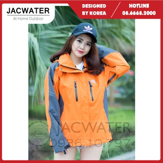 Áo gió trần nỉ 3 lớp giữ nhiệt dưới 10 độ, khoác dù vải GORE TEX chống nước JACWATER V650