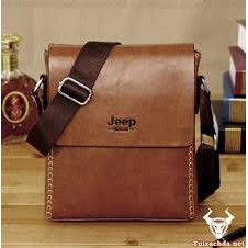 Túi đeo chéo Ipad Jeep bằng da