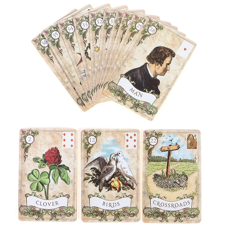 Thẻ Trò Chơi Lenormand Vui Nhộn