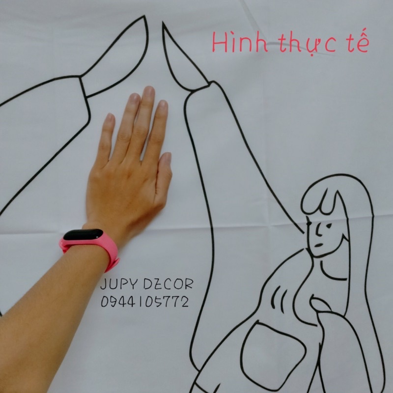 Vải Treo Trang Trí Tường Họa Tiết Độc Đáo Cho Phòng Ngủ/Phòng Khách/ Homestay cực chất