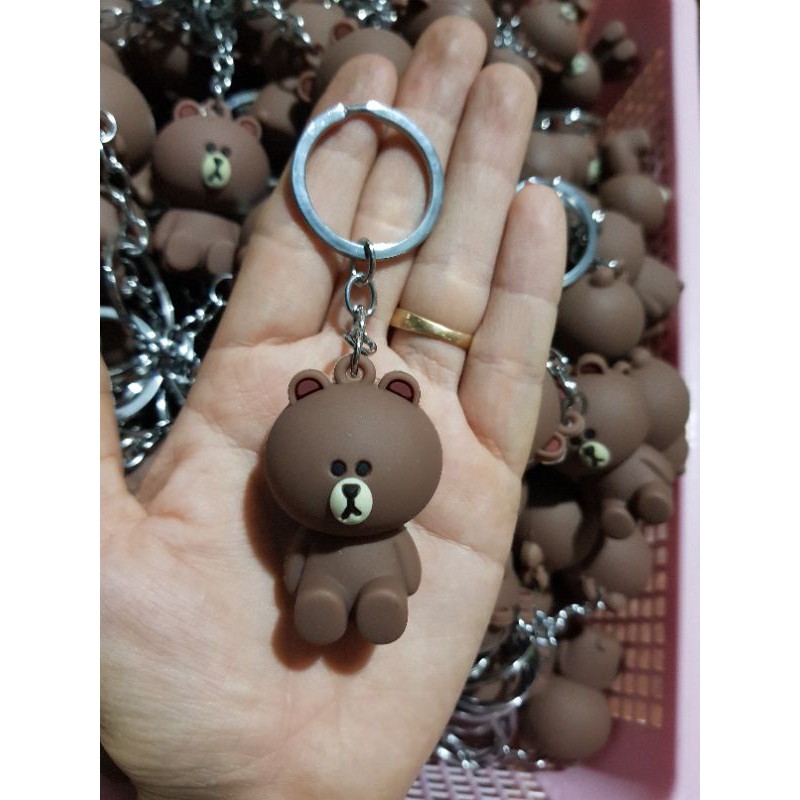 Móc Khóa Hình Gấu Nâu
