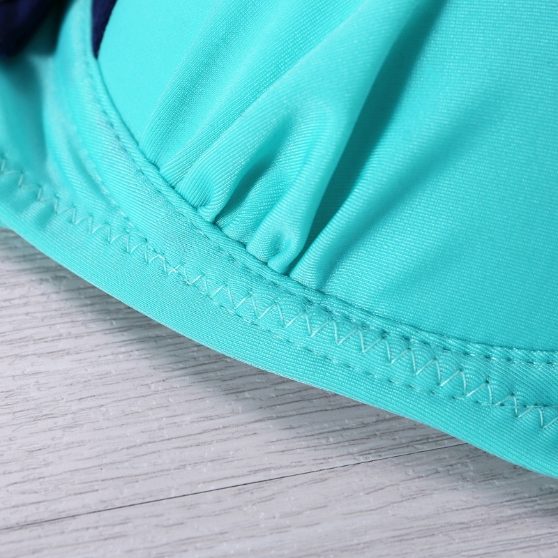 Bộ Đồ Bơi Bikini Hai Mảnh Có Đệm Nâng Ngực Màu Sắc Tương Phản Cho Nữ