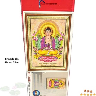 Tranh đính đá phật dược sư DF386 (50cm x 70cm)