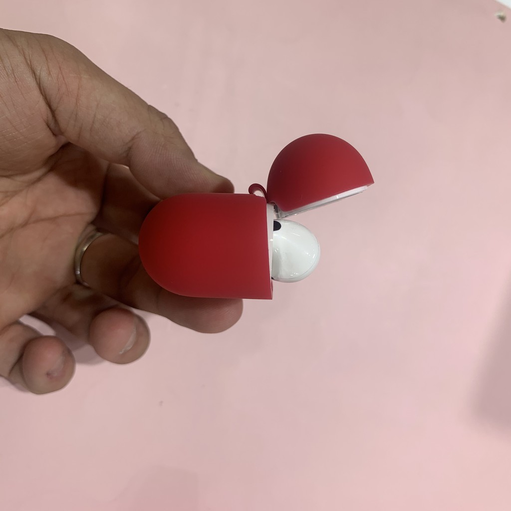 Ốp Airpod Đựng Tai Nghe Airpod Pro Đỏ Cherry