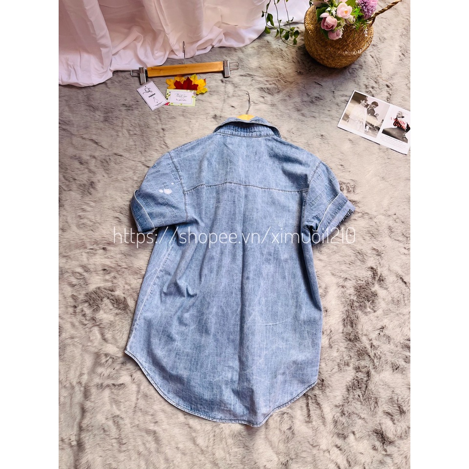 Áo Jean From Rộng_Năng Động_Thời Trang [Video+Ảnh Thật]_Quyen Shop.