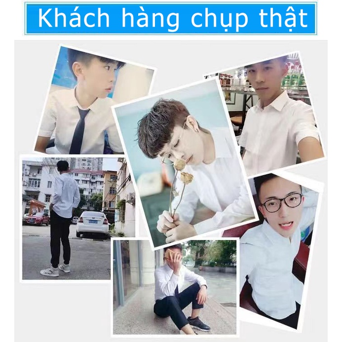 Áo sơ mi nam, Thời trang Hàn Quốc, phù hợp với quần áo văn phòng