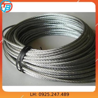 Dây cáp INOX 304 Phi [ 1mm ] CÁP THÉP SÀI GÒN