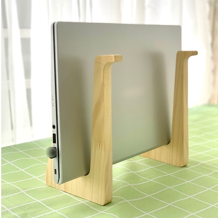 Giá đỡ laptop gỗ, kệ kê để laptop tản nhiệt tự nhiên đủ size