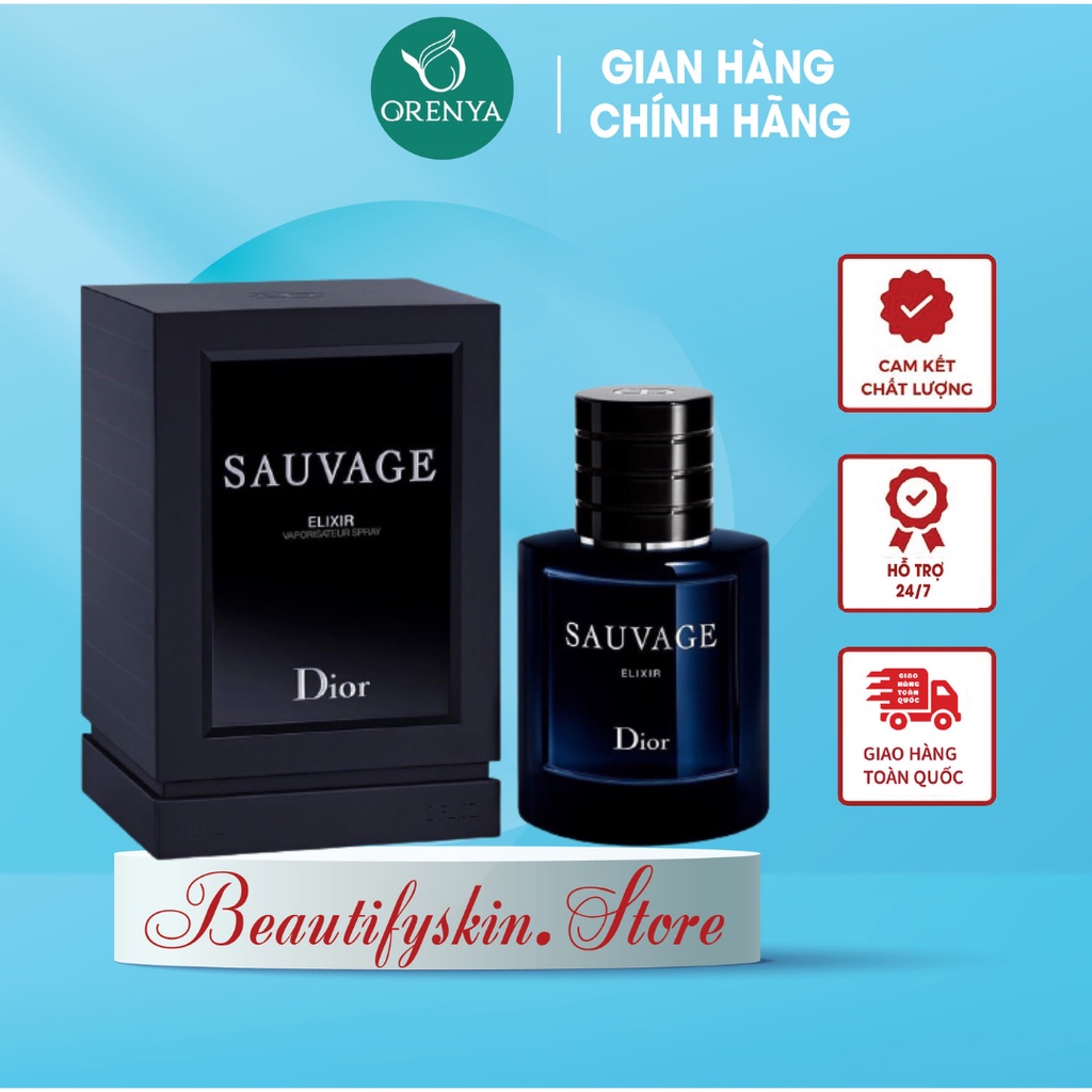 Nước Hoa Nam Dior Sauvage Elixir EDP 60ml Của Pháp Mùi Hương Warm-spicy Hương Thơm Cay Ấm