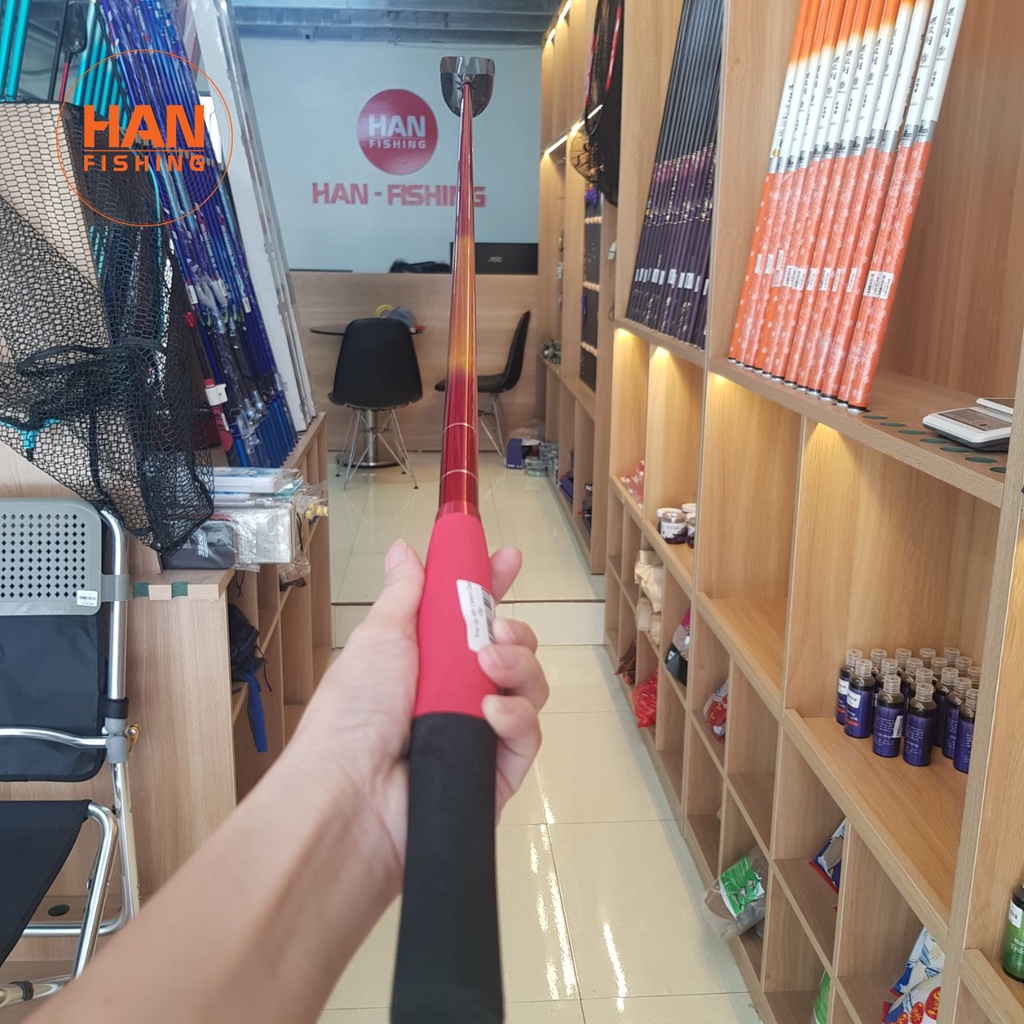 Gậy Vẩy Mồi Câu Cá, Thìa vảy mồi Carbon cao cấp – Han Fishing