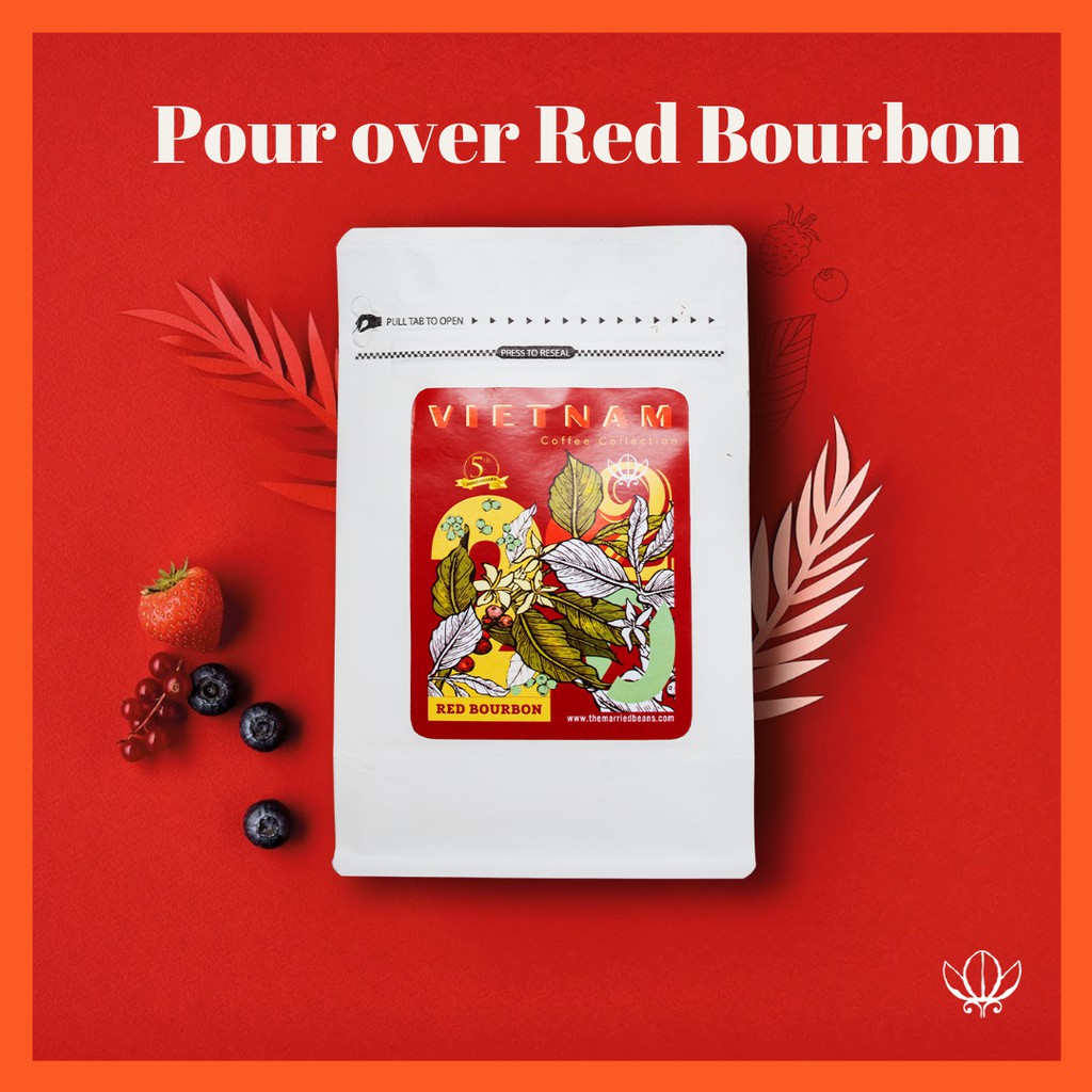 Cà Phê Đặc sản Arabica 100% Red Bourbon - The Married Beans (Túi 250gram)