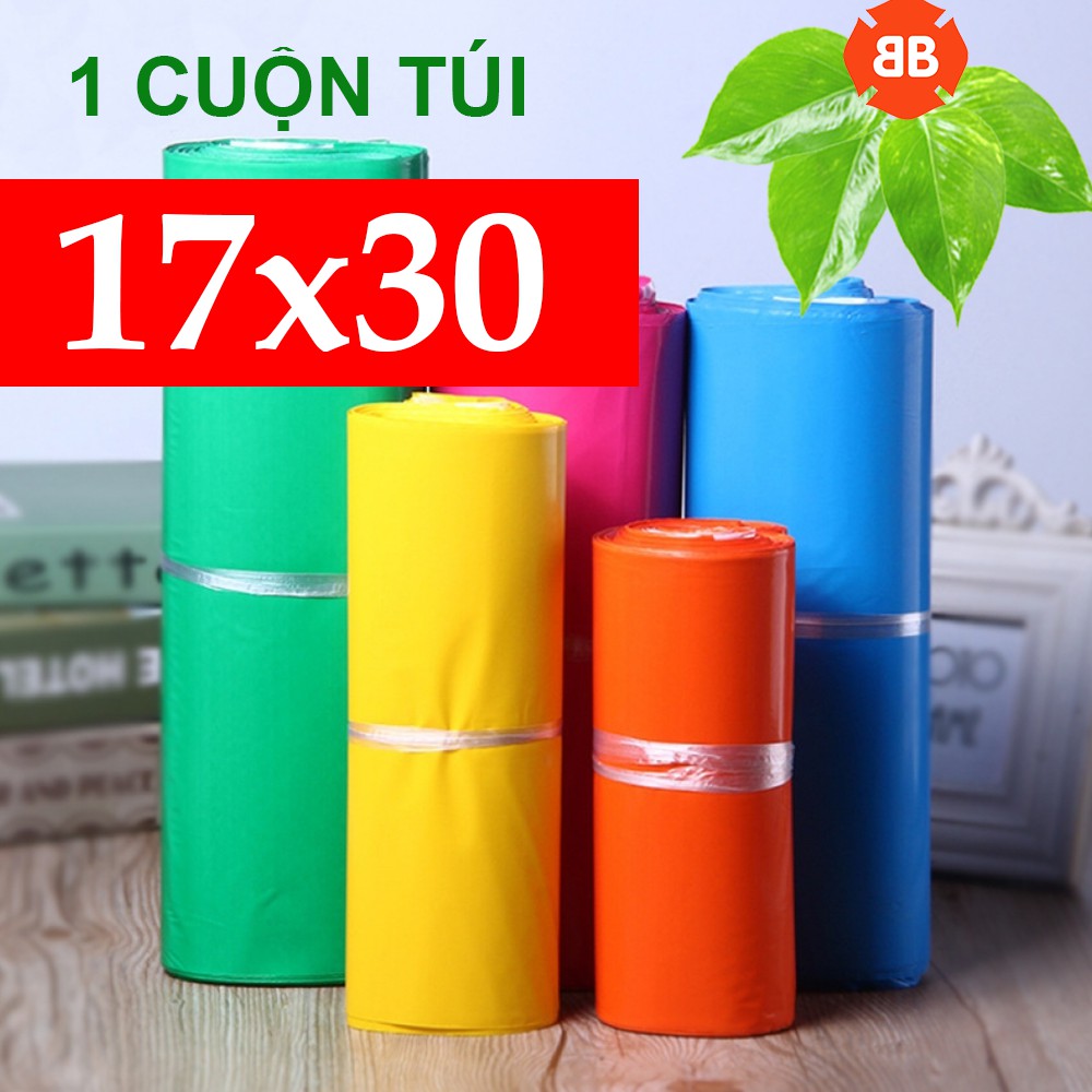 [B2BViet] 100 Túi Đóng Gói Hàng PE - Túi  Niêm Phong- Túi Chuyển Phát Nhanh Giá Rẻ Size 17X30