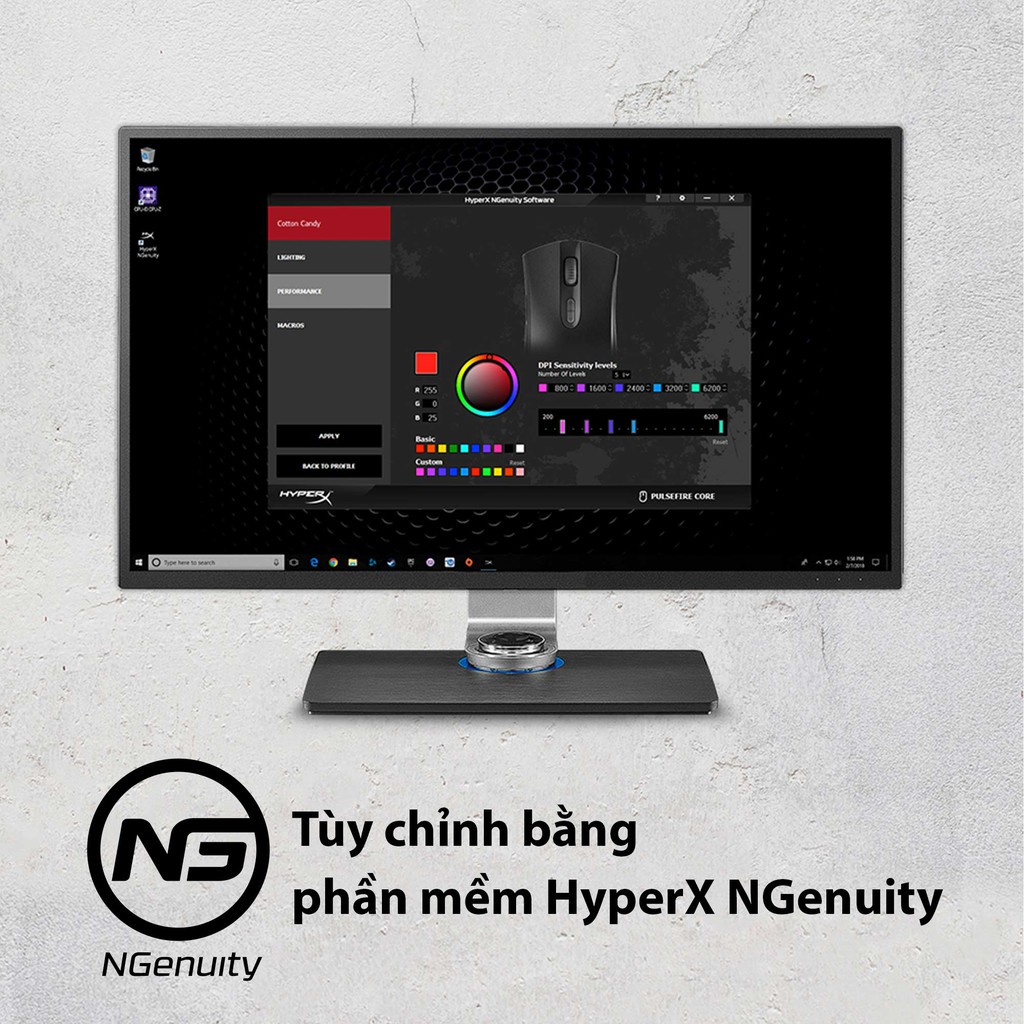 Chuột gaming HyperX Pulsefire FPS Core_HX-MC004B - Hàng Chính Hãng