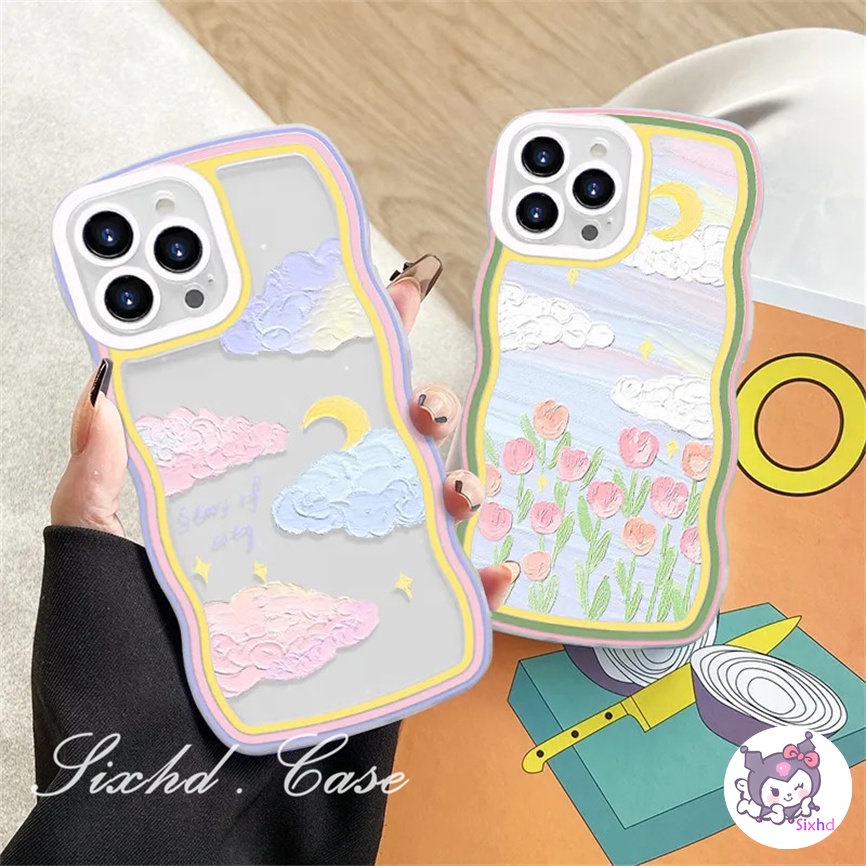 Ốp Lưng Điện Thoại cho OPPO A78 A17 A57 A77s A76 A96 A55 A17K A15 A16 A74 A54 A53 A33 A32 A31 A9 A5 A5s Reno 8T 8Z 7Z 6Z 5Z 5 A95 A94 A93 A92 A77 A52 F9 sixhd Ốp Điện Thoại Mềm Chống Rơi Họa Tiết Hoa Thời Trang Cho