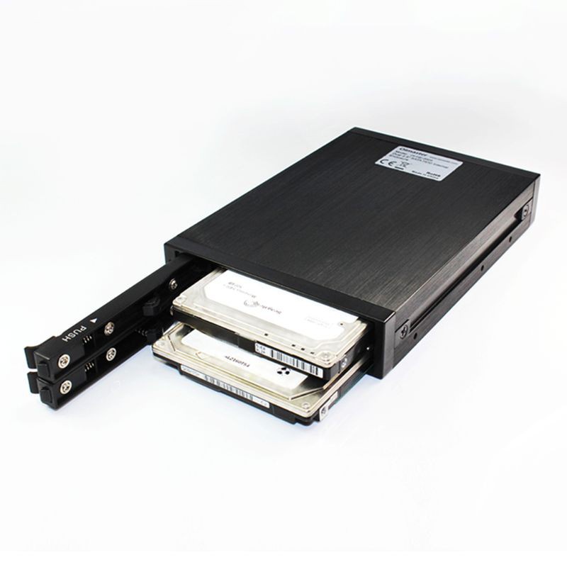 Hộp Đựng Ổ Cứng Ngoài Alli He-2005 Dual 2.5 Inch Sata Hdd Có Đèn Led Báo Hiệu | BigBuy360 - bigbuy360.vn
