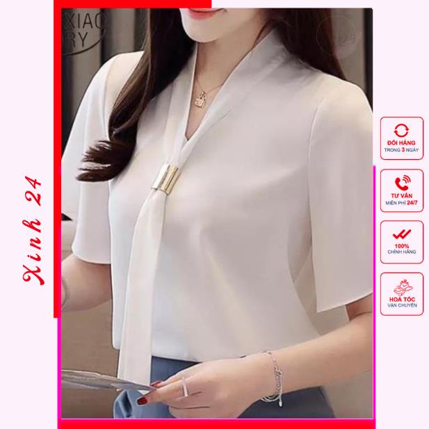 Áo Kiểu Nữ Tay Loe , áo sơ mi nữ tay loe, hàng thiết kế form chuẩn. | BigBuy360 - bigbuy360.vn