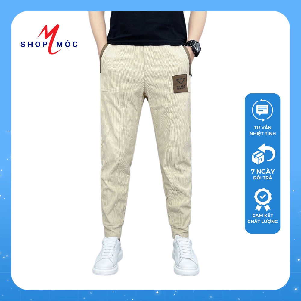 Quần Jogger Nhung Tăm Cao Cấp