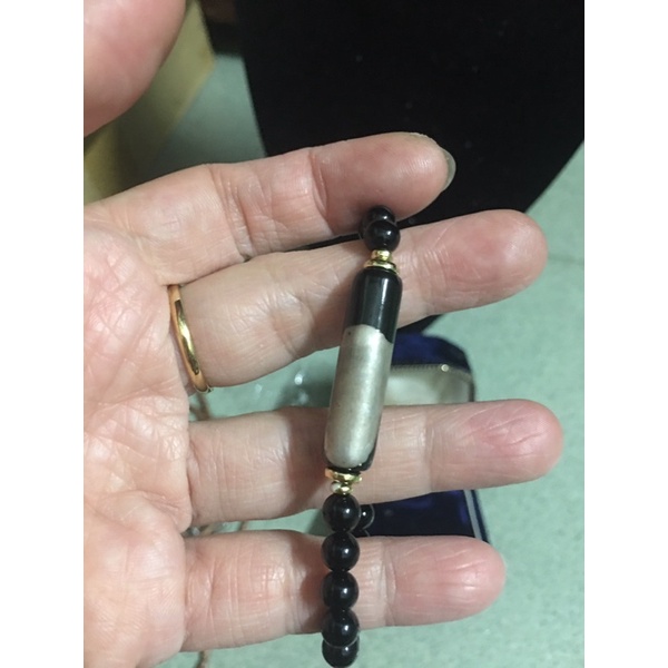 Vòng tay đá  đen si tuyển Nhật