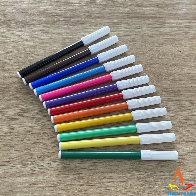 Bút lông màu nước Thiên Long fiber pen colorkit FP-01 SUKADO