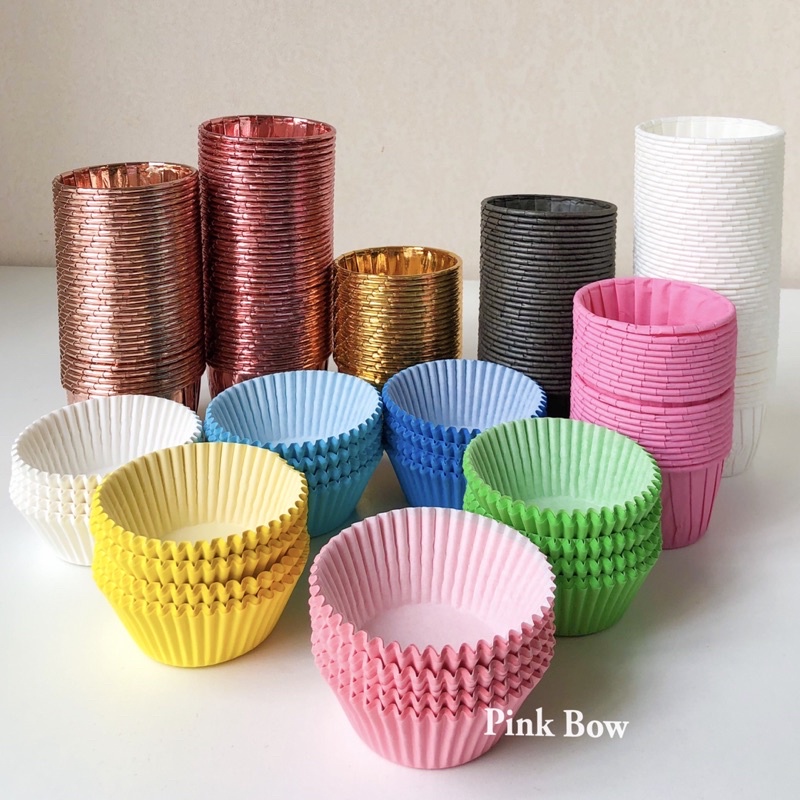Khuôn giấy đựng bánh Cupcake loại MỀM/CỨNG đủ màu sắc và kích cỡ 3cm - 4cm - 5cm - 6cm - 7cm