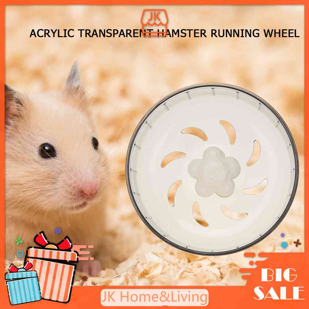 Bánh Xe Chạy Trong Suốt Cho Chuột Hamster