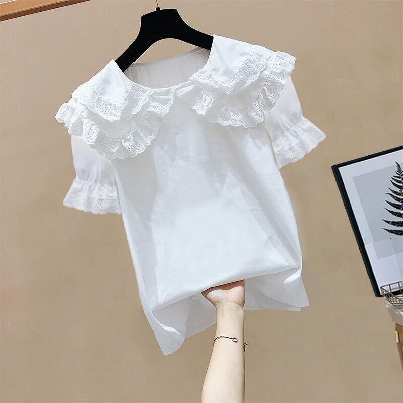 Áo Sơ Mi Cổ Búp Bê Phong Cách Phương Tây Thời Trang Cho Nữ