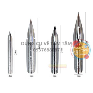 [ TÂM TÂM ]-Bút sắt , bút chấm mực Comic Pen Set-