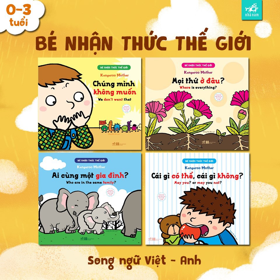 Sách - Combo Bé nhận thức thế giới (4 cuốn)