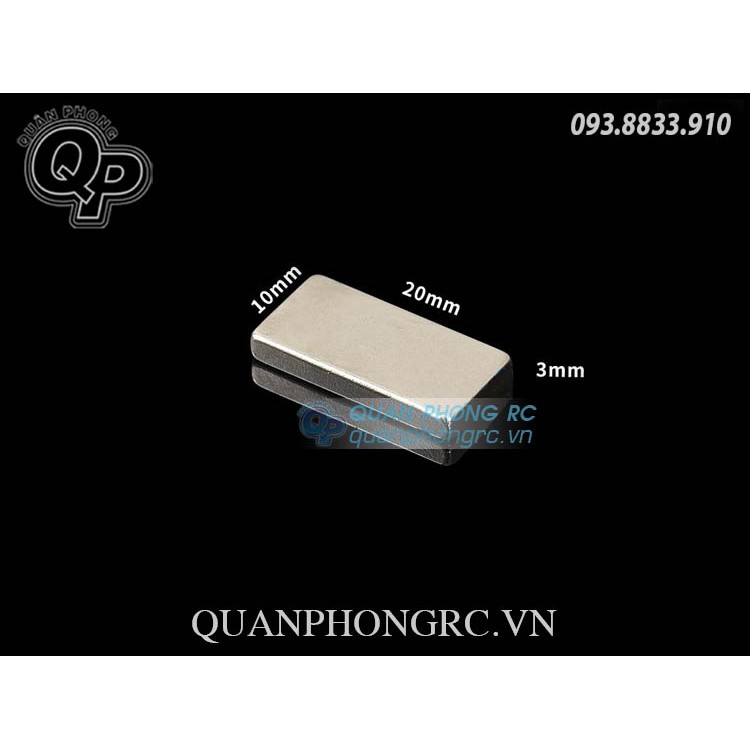 Nam Châm Viên Dài 20x10x3mm