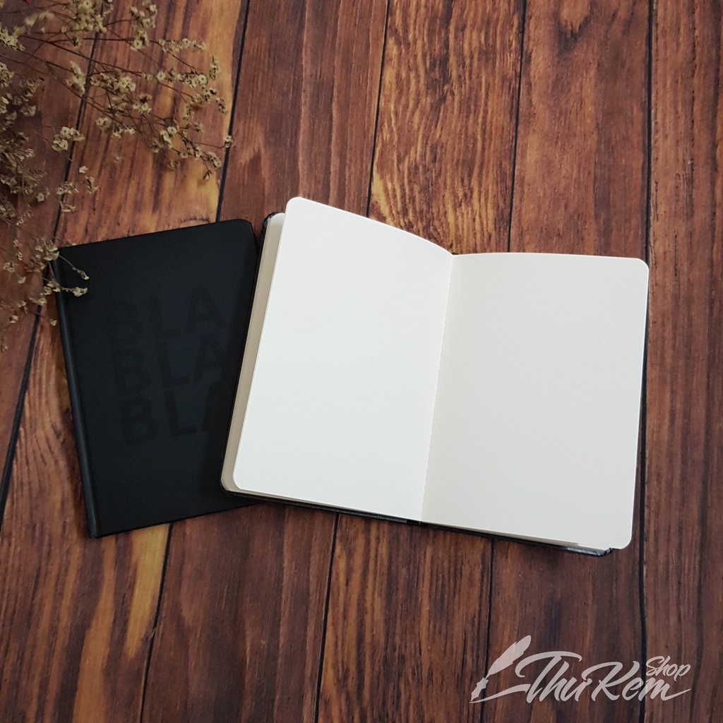 Sổ tay bìa cứng A5 ruột kẻ ngang/ chấm DOT/ trơn không dòng kẻ Blueangel BLA-KM