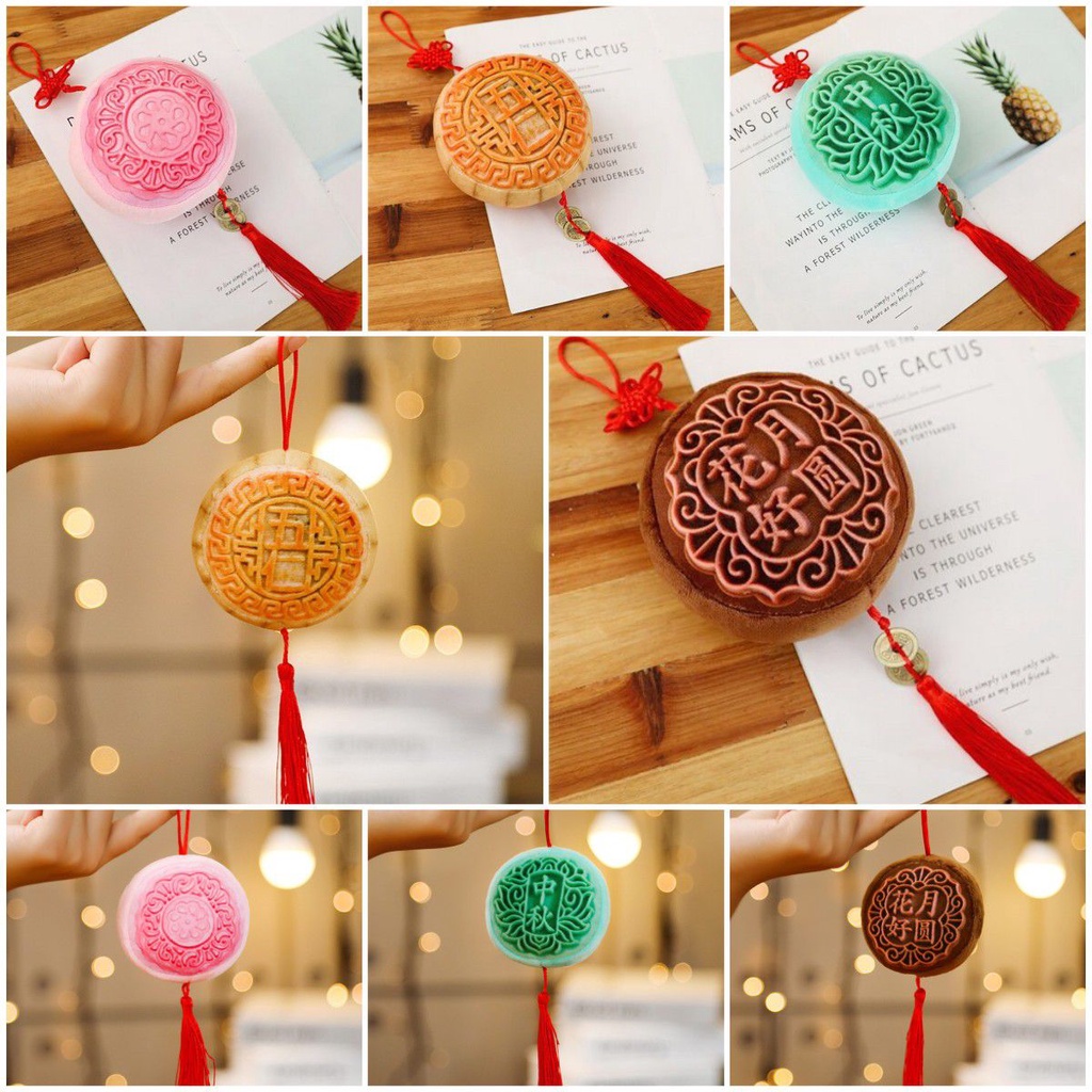 Dây Treo Trang Trí Phòng Hình Bánh Trung Thu Dễ Thương