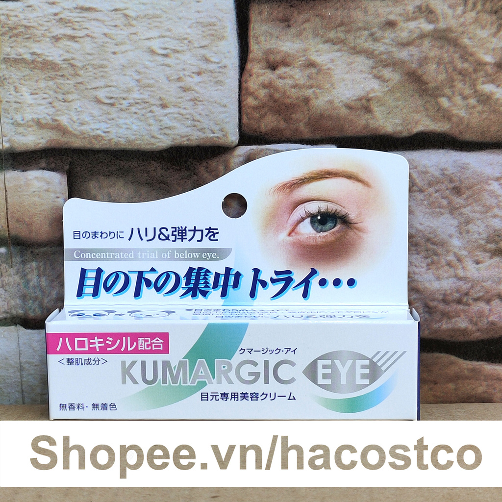 Kem Kumargic Eye 20g của Nhật Hỗ Trợ Cải Thiện Thâm Quầng Mắt