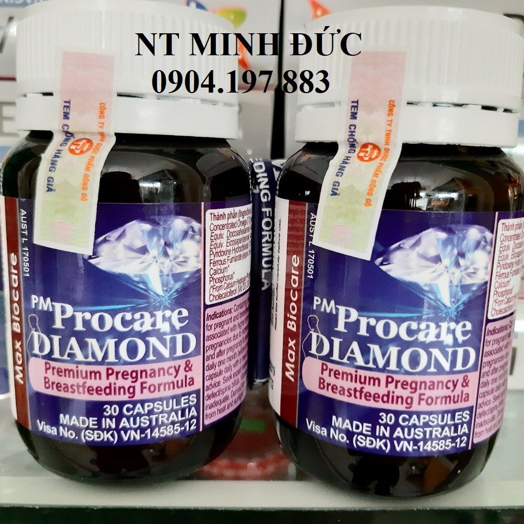 PM Procare DIAMOND Vitamin Tổng Hợp Giúp Mẹ Bầu Có Một Thai Kỳ Khỏe Mạnh! [Hàng Nhập Khẩu Chính Hãng Từ Úc]