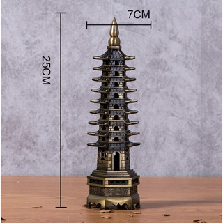 [CAO 25CM] Tháp Văn Xương 09 tầng trang trí phong thủy