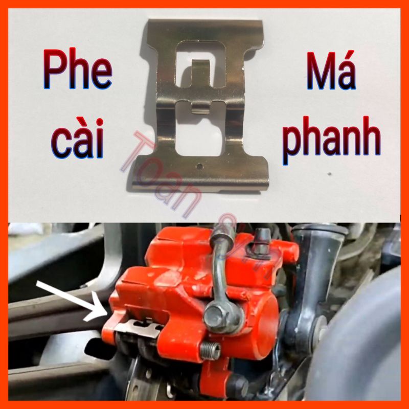 Phe cài má phanh (Lưỡi gà) xe Star Sr 125