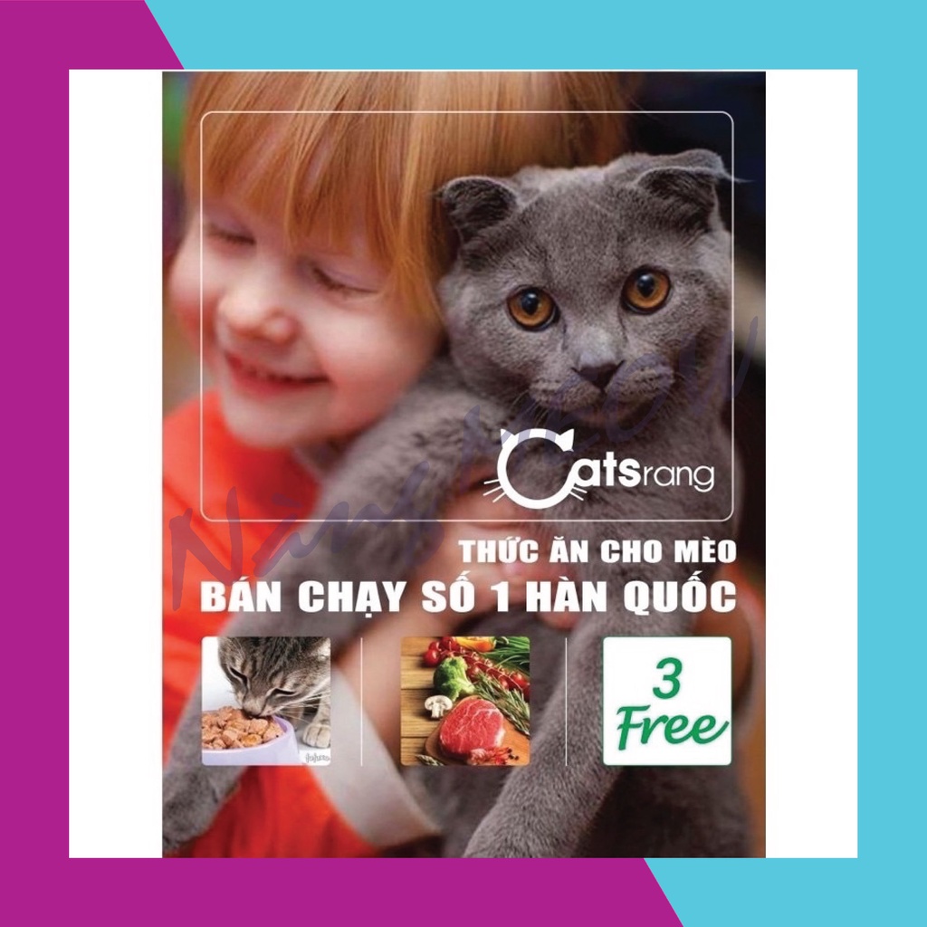 Thức Ăn Hạt Khô CAT'SRANG Cho Mèo Túi 5Kg - Nàng Meow